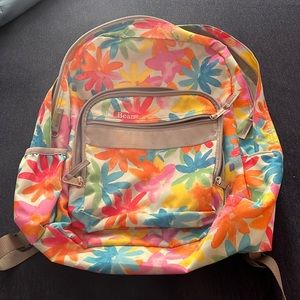LL bean flower back pack